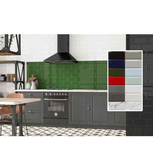 Cerámica para muro cocina 10x20 Metro Celeste - Imagen 2