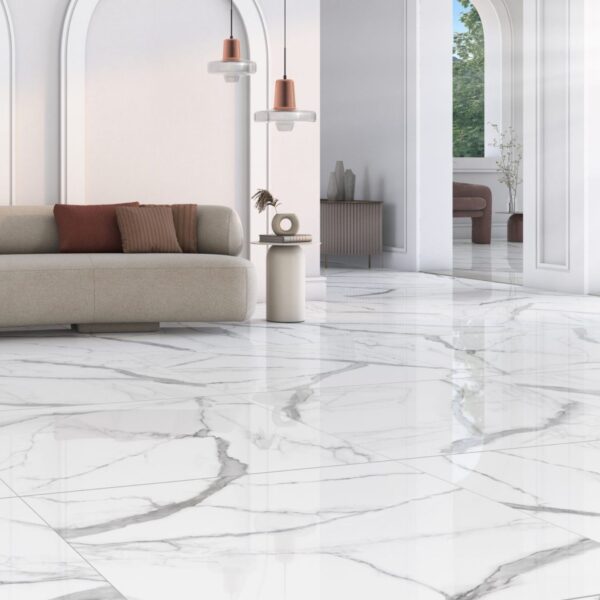 Porcelanato 62x121 Gran Calacata Gray Lux - Imagen 2