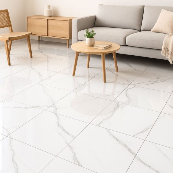 Porcelanato 60x60 Statuario Rich Silver - Imagen 2