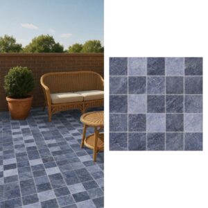 Cerámica 60x60 Stone Marine Blue Out